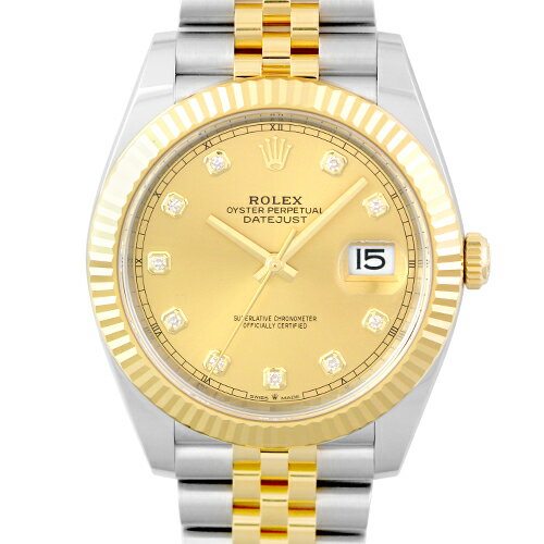 ロレックス ROLEX デイトジャスト41 126333G YG×SS 41mm シャンパン文字盤 ジュビリーブレスレット【送料無料】【新品】【メンズ】【腕時計】
