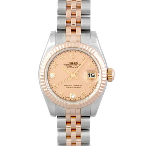 ロレックス ROLEX デイトジャスト 179171N2BR PG×SS 26mm ピンクゴールダス ...