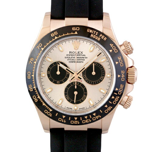 ロレックス ROLEX デイトナ 116515LN PG×ラバー 40mm サンダスト×ブラック文字盤 【送料無料】【中古】【メンズ】【腕時計】