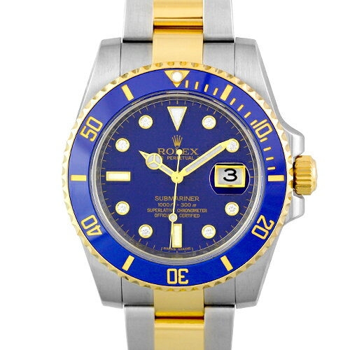 ロレックス ROLEX サブマリーナ 116613GLB YG×SS 40mm ブルー文字盤 【送料 ...