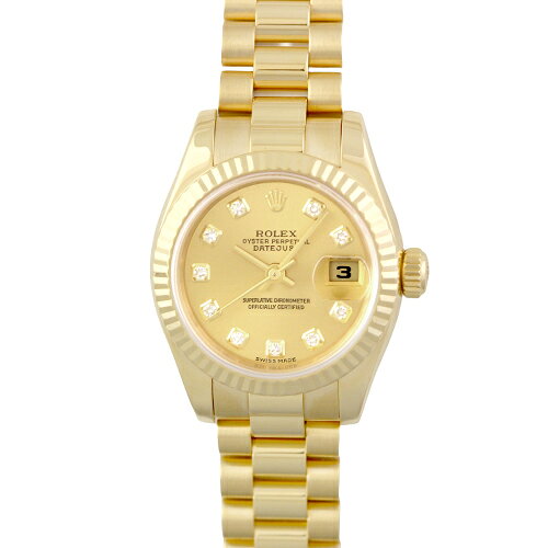 ロレックス ROLEX デイトジャスト 179178G YG 26mm シャンパン文字盤 【送料無料 ...
