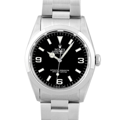 ロレックス ROLEX エクスプローラー1 14270 SS 36mm ブラック文字盤 【送料無料】【中古】【メンズ】【腕時計】