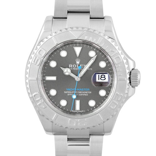 ロレックス ROLEX ヨットマスター40 116622 PT×SS 40mm スレート文字盤 【送料無料】【中古】【メンズ】【腕時計】