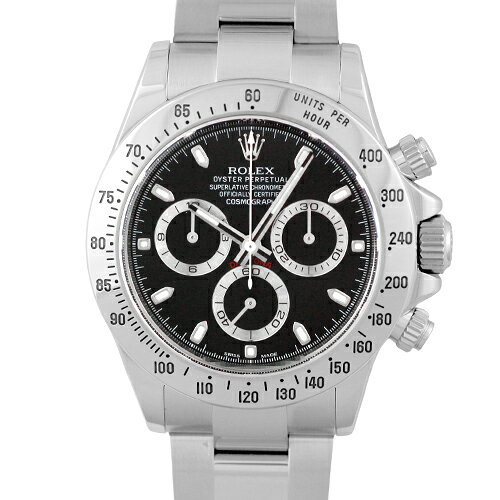 ロレックス ROLEX デイトナ 116520 SS 40mm ブラック文字盤 【送料無料】【中古】【メンズ】【腕時計】