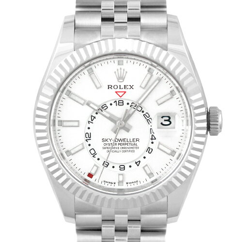 Rakuten - ロレックス ROLEX スカイドゥエラー 336934 WG×SS 42mm ホワイト文字盤 アニュアルカレンダー ジュビリーブレスレット【送料無料】【新品】【メンズ】【腕時計】