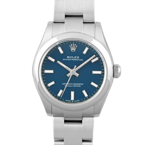 ロレックス ROLEX オイスターパーペチュアル31 277200 SS 31mm メッドブルー文字盤 【送料無料】【未使用】【ユニセックス】【腕時計】