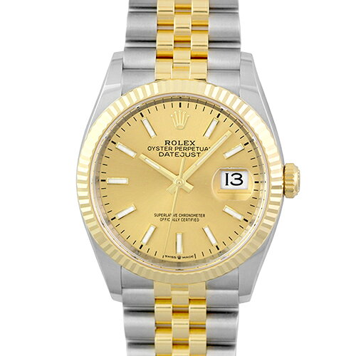 ロレックス ROLEX デイトジャスト36 126233 YG×SS 36mm シャンパン文字盤 ジュビリーブレスレット【送料無料】【新品】【メンズ】【腕時計】