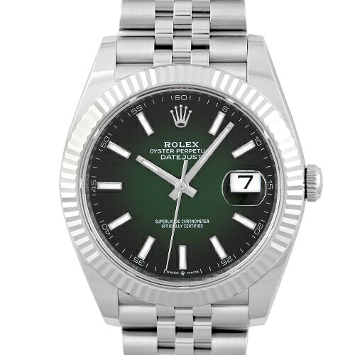 ロレックス ROLEX　プッシュ式 グリーンボールペン・カフスセット　箱付　新品 84314_1.jpg