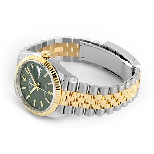 2026年新作 ロレックス ROLEX デイトジャスト36 126233 YG×SS 36mm オリーブグリーン文字盤 ジュビリ oosaka-10032015 トキオカ サンプル画像2