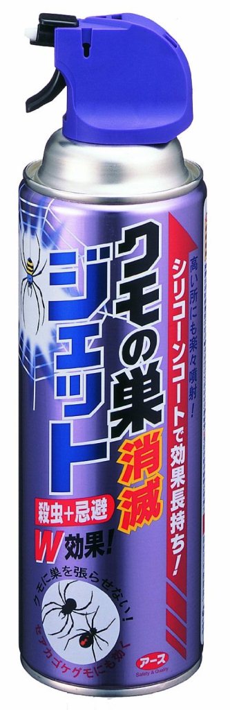 【送料無料 一部地域を除く】【1ケースまとめ買い30本】アース製薬 クモの巣消滅ジェット 450mL