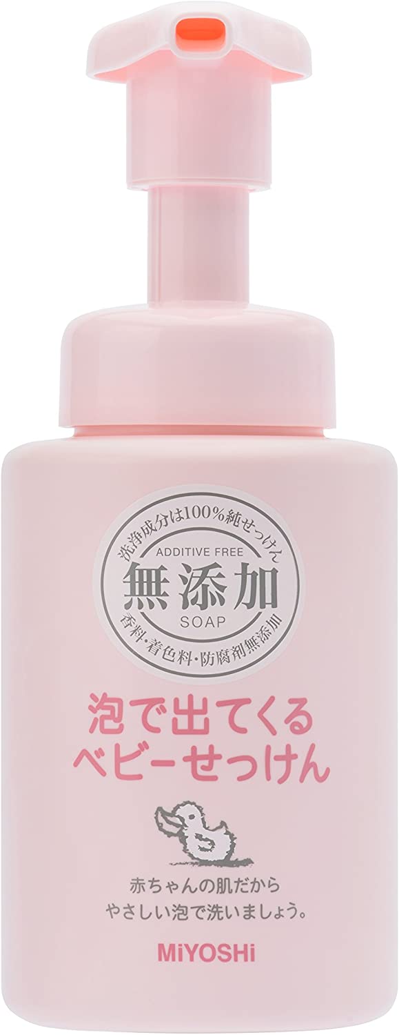 ミヨシ 無添加泡で出てくるベビーせっけん 本体250ml