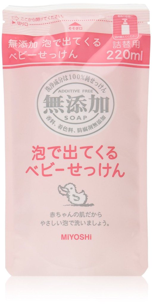 無添加 泡で出てくるベビーせっけん / 詰替用 / 220ml