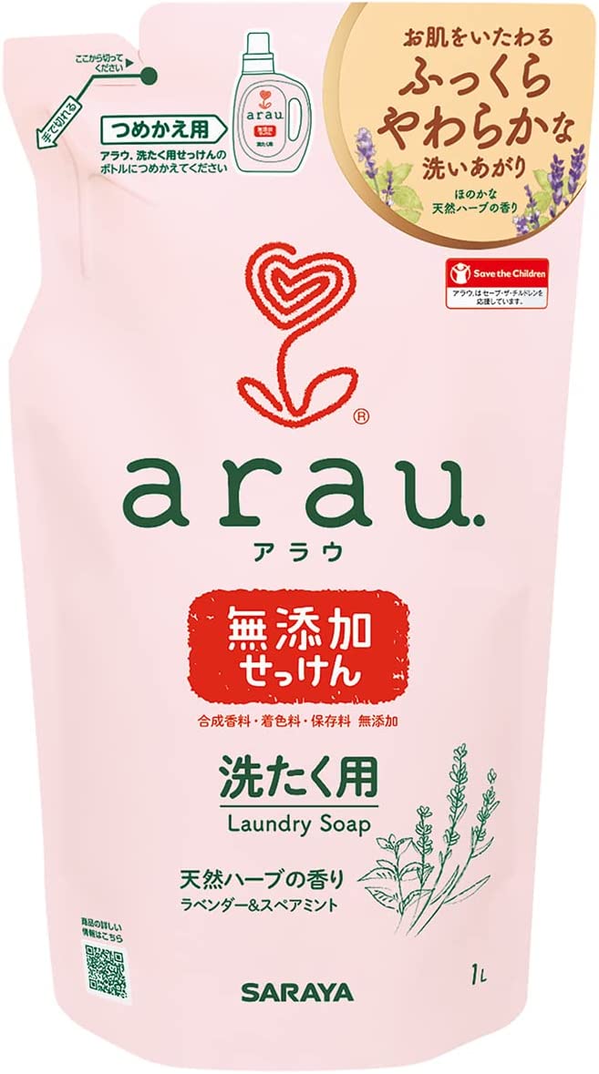 サラヤ　arau．N洗濯用せっけん　詰替1.0L