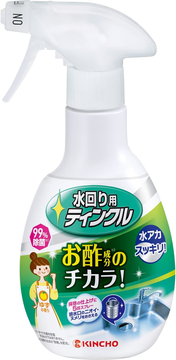 【送料無料・一部地域を除く】【1ケースまとめ買い24個】金鳥　水回りティンクルV（リニューアル商品）　防臭プラス　本体300ml