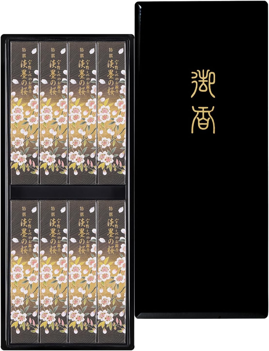 楽天市場】宇野千代のお線香 特撰淡墨の桜 塗箱短寸の通販 楽天市場】宇野千代のお線香 特撰淡墨の桜 塗箱短寸の通販