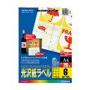 コクヨ LBP-G6906 カラーレーザー&カラーコピー用光沢紙ラベル(6面)(3)