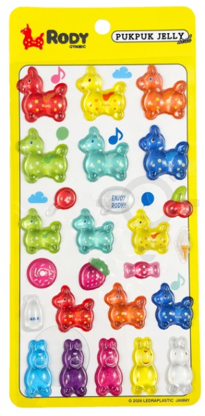 樂天商城 - ぷくぷくシール　ジェリー　エンジョイロディ