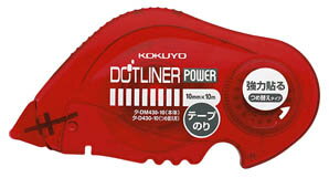 【送料無料（一部地域除く）】【まとめ買い10個】コクヨ タ-D430-10 テープのり＜ドットライナーパワー＞（つめ替え用テープ）強力貼るタイプ