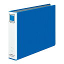 【送料無料・一部地域除く】【まとめ買い4冊】コクヨ フ-445NB リングファイルPPフィルム貼表紙A4横内径39mm330枚収容青