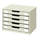 【送料無料(一部地域除く)】コクヨ レターケーススチール引き出しタイプA4横5段 LC-Y5M(3)