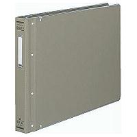 コクヨ ハ-129　 バインダー 布貼 B4 横 フチ金付 26穴 200枚収容