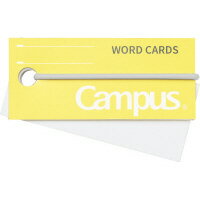 コクヨ　タン-201Y　キャンパス　バンドでまとまる単語カード　中　イエロー　85枚