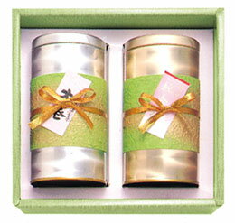 2025 ギフト 純金茶大老150g、濃煎茶大老130g　2本入り詰合せ