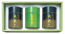 お年賀 お歳暮 お中元 2025 ギフト お茶 濃煎茶大老松缶2本と玄米茶御所の春缶1本の詰合わせ