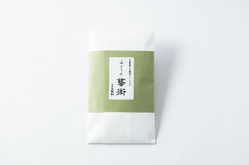 お茶 緑茶 水出し 冷茶 簡単 抹茶入り煎茶ティーバッグ みどりの藝術6g×8袋