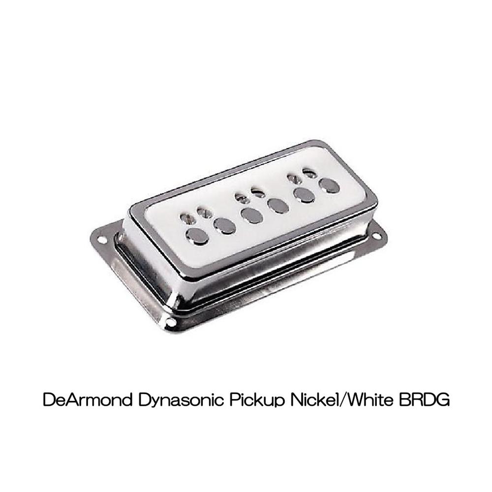 DeArmond Dynasonic Pickup Nickel/White BRDG