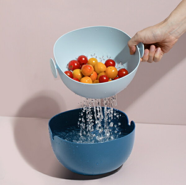 水切りセット 水切り 耐久性 ザルボウル 台所必須品 果物 4色 ボウル 可動式 プラスチック 洗い桶