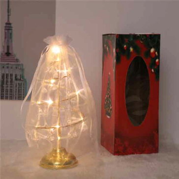 クリスマス クリスマスツリー LEDライト アクセサリー 飾り インテリア コンパクト 卓上飾り 装飾品 おしゃれ