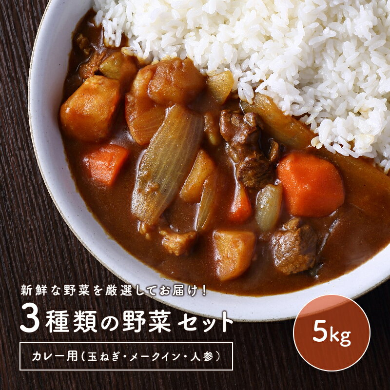 3種類の野菜セット カレー用 野菜セ