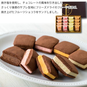 銀座千疋屋 銀座焼きショコラサブレ 4種類 計16個 お歳暮 御歳暮 千疋屋 フルーツショコラ サブレ お菓子 スイーツ 焼き菓子 詰め合わせ 食べ物 セット お取り寄せスイーツ 手土産 おしゃれ 日持ち 内祝い 出産内祝い 結婚内祝い 誕生日プレゼント 贈り物 ギフト