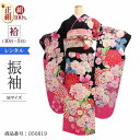 振袖 レンタル 黒 【Mサイズ 黒時花絢燗 スザンヌ】 振袖 レンタル 成人式 シンプル 1か月 振袖レンタル フルセット 結婚式 【レンタル】 大正ロマン 振...