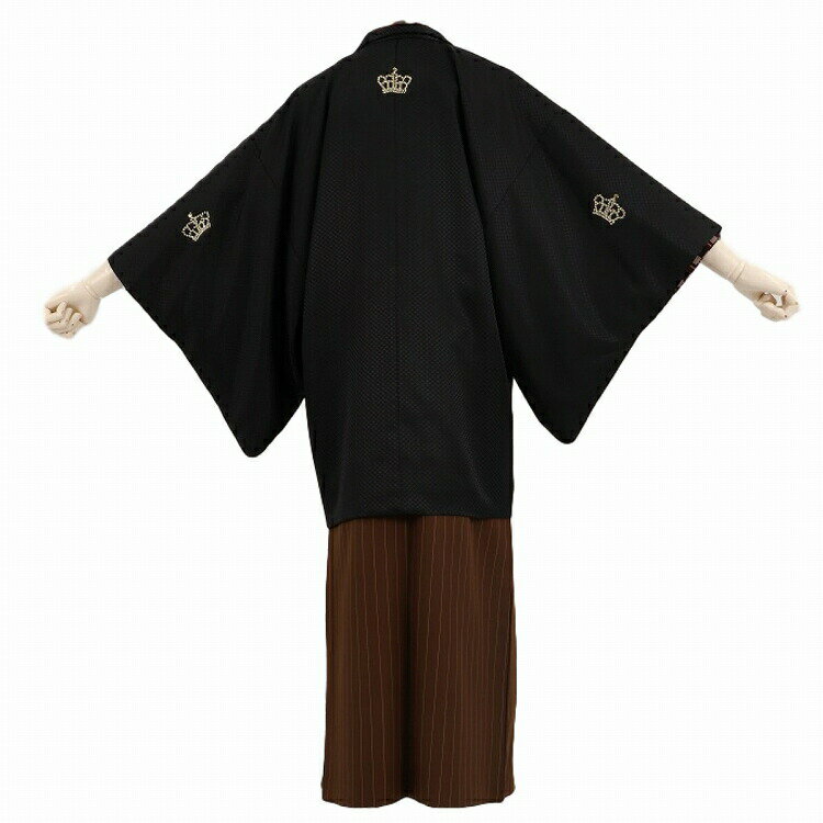 卒業式 袴 レンタル 男 160 165 袴 メンズ 紋付袴 レンタル 紋付羽織袴 塚本王冠チェック 160~166cm 対応 2・3cmは許容範囲 【レンタル】 袴 男 成人式 レンタル オシャレ かっこいい 羽織袴 結婚式