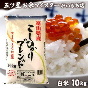 母の日 米 富山県産 10kg こしひかりブレンド お米ギフト ブレンド米 精米 白米 10キロ 食品 入学内祝い 引っ越し 挨拶 名入れ プレゼント 卒業祝い お米 食べ物 のし対応 令和5年産 令和5年 ギフト 年寄り 一人暮らし 仕送り ご飯 花以外