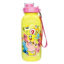 スポンジボブ ドリンクボトル 大容量 クリアボトル 水筒 ストラップ付 スポーツ マイボトル ボトル クリア キャラクター 1リットル 常温 水分 運動 かわいい おしゃれ 大人 子ども 女性 男性 女の子 男の子 学生 直飲み 部活 ジム 水分補給 夏 エコ(3)