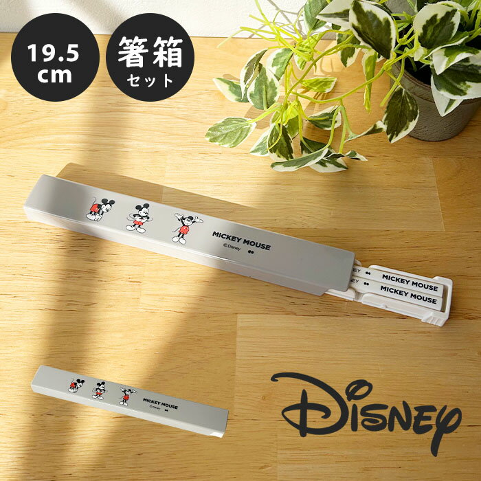 箸＆ケース DISNEY お箸 箸 はし おはし セット おしゃれ 子供 箸ケース プレゼント お弁当箱 メール便 かわいい 女子 女性 男子 男性 大人 入園 入学 カトラリー お弁当 ランチ 雑貨 プレゼント ギフト 贈り物 子供用 子供用の箸