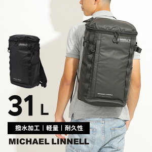 ＼スーパーSALE開催中／ リュックサック マイケルリンネル MICHAELLINNELL リュック 人気 ブランド 耐久性 Square Backpack 男 女 20代 ポリエステル 学生 大学生 学校 塾 丈夫 入学祝 メンズ ビジネス PCポケット スポーティー 軽い かっこいい お洒落