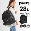 ポーチ付き リュックサック rucksack 撥水加工 THRASHER マルチ 旅行 普段使い スポーティー スケターブランド シンプル 黒リュック ネーム スラッシャー 部活 ジム リュック 泊り ビジネス アウトドア 10代 20代 30代 ユニセックス 28L(4)