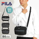 FILA バッグ メンズ ショルダーバッグ レディース メンズ ショルダー 斜めがけ 肩掛け FILA フィラ かっこいい ポラリス 撥水 撥水加工 ヨコ 小さめ コンパクト 仕切り 仕分け 整理 ロゴ シンプル ワンポイント ミニブラック 斜めがけバッグ 多収納 ポケット