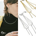 ピアス 金属アレルギー 対応 チェーン シルバー925 18金 仕上げ レディース 大きめ 大ぶり 【venec ベネック】 k18 18k ニッケルフリー チェーンピアス リボン 可愛い おしゃれ シンプル ゆれる 揺れるタイプ ぶら下がり 長い プレゼント ギフト