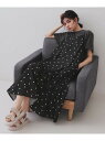 【SALE/40%OFF】ドットプリントキャミワンピース【洗濯機洗い可】 OPAQUE.CLIP オペークドットクリップ ワンピース・ドレス その他のワンピース...