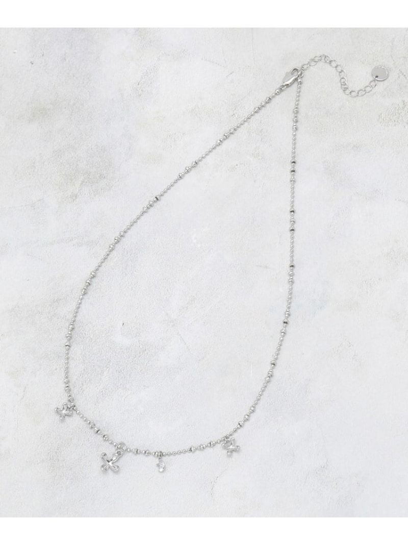 樂天商城 - フラワーアッセンブルネックレス OPAQUE.CLIP オペークドットクリップ アクセサリー・腕時計 ネックレス シルバー ゴールド[Rakuten Fashion]