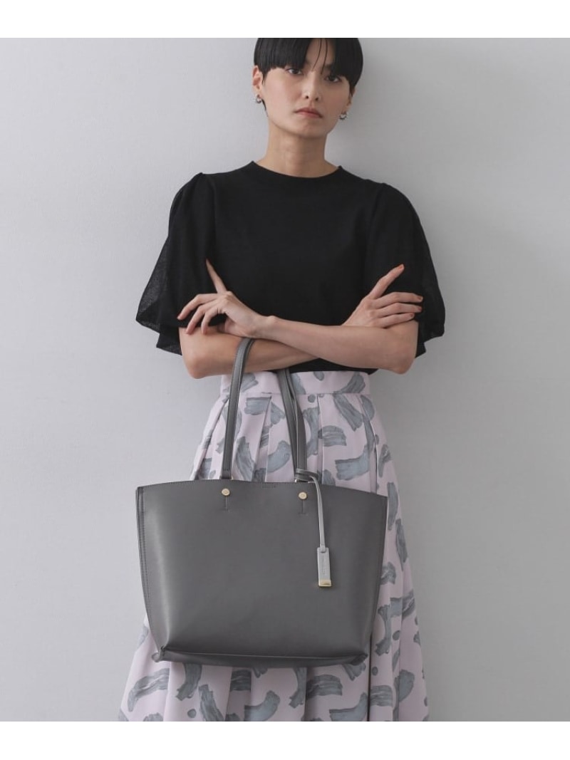 【名品/A4サイズ対応】バイカラースムーストートバッグ OPAQUE.CLIP オペークドットクリップ バッグ トートバッグ ブラック グレー ブルー ベージュ ブラウン【送料無料】[Rakuten Fashion]のサムネイル