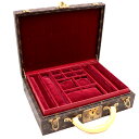 美品 ルイヴィトン モノグラム ボワット ビジュートランク ジュエリーボックス レディース 茶 ゴールド金具 M47120 LOUIS VUITTON 【中古】