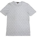 【クリアランスSALE】ルイ・ヴィトン LVロゴ総柄 半袖Tシャツ メンズ グレー XL LOUIS VUITTON【中古】