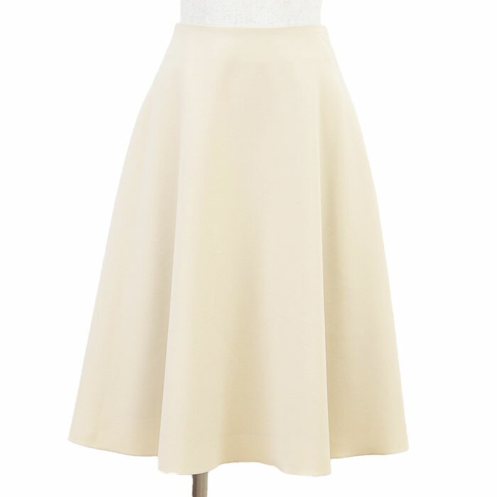 SALE【極美品】FOXEY NEW YORK フォクシー ニューヨーク スカート フレア ストレッチ ひざ丈 ボトムス レディース サイズ 38 ベージュ 日本製 38957【中古】(4)