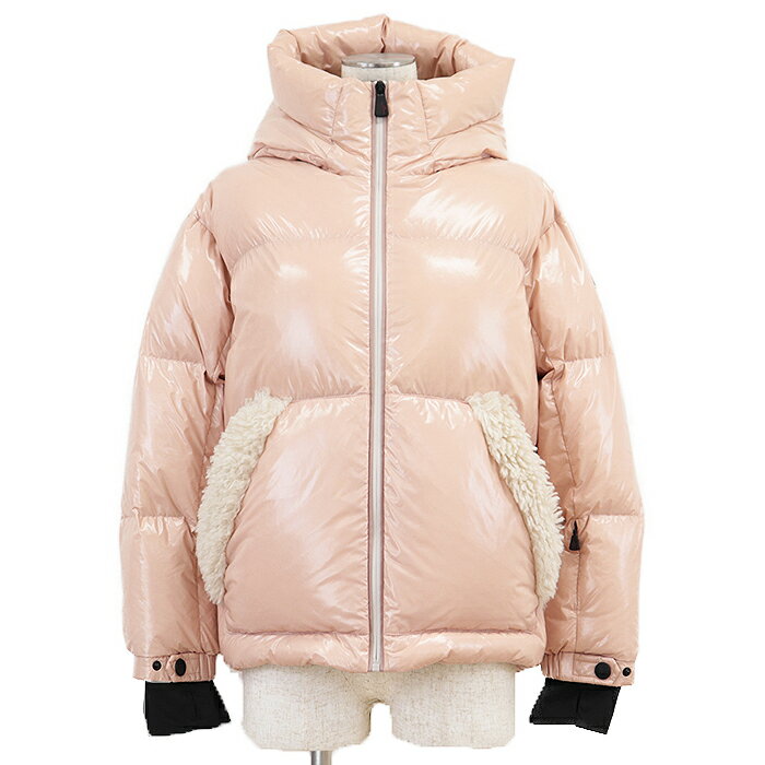 【美品】MONCLER GRENOBLE モンクレールグルノーブル ダウンジャケット 2024年製 EIBSEE シャイニーマット ボア ドッキング シグネチャ...